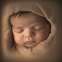 AI-generated photorealistic image of a baby