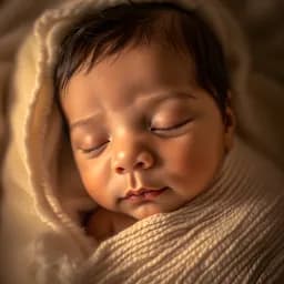 AI-generated photorealistic image of a baby